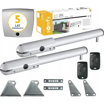 Somfy pohon pro dvoukřídlou bránu SGS 201, motor pro bránu + 1x dálkové ovládání