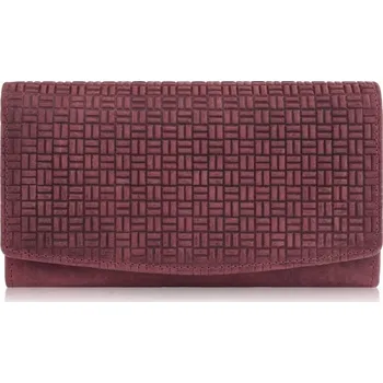 Peněženka Dámská kožená peněženka růžová velká prostorná módní vintage Paolo Peruzzi