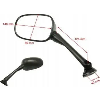 Zrcátko pro motocykl Motocyklové zrcátko JMP, levé