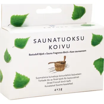 Vonný olej Emendo Saunová vůně březové lístky 4 × 3 g