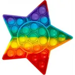 POP IT Rainbow hvězda duhová