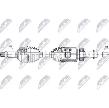 Hnací hřídel - poloosa NTY NPW-NS-178