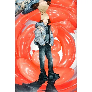 Pánské džíny Dětské rifle Diesel D-MAKI-J TROUSERS J02344 námořnická modř 59X, vel. 175