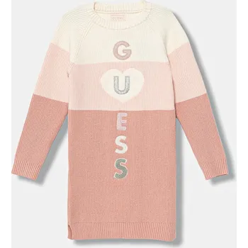 Dámské oblečení Dívčí šaty Guess K5BK17.Z3FU0.9BYA růžová 03X, vel. 88-96