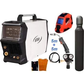 Svářečka ALFA IN PERUN 200 MIG MAN PFC + MIG 5m + kukla + lahev 6kg SET PRO