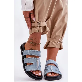 Dámské pantofle Pantofle model 183452 modrý 37