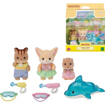 Figurka Sylvanian Families 5749 zábava u bazénu Baby Trio