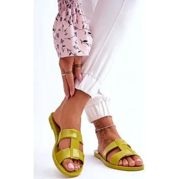 Dámské pantofle Pantofle model 178353 zelený 38