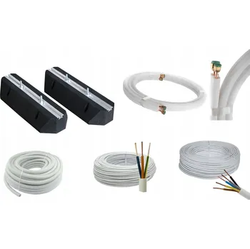 Vzduchotechnika Montážní sada pro klimatizaci 3m 2,5kW 3,5kW s předlisovanými trubkami