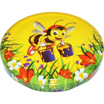 JaHan Víčko na sklenici TO 82 - malovaná včelka - 700 ks - celá krabice - HO1