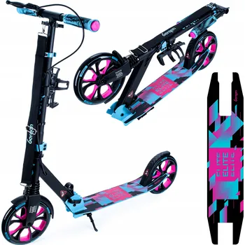 Koloběžka Městská koloběžka bergen ELITE pro děti, skládací, velká, s brzdou a tlumičem