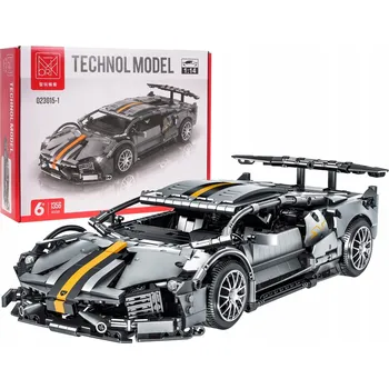 ostatní stavebnice Sada kostek šedých sportovních Autíčko , 1356 dílů