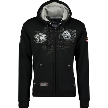 Pánská mikina GEOGRAPHICAL NORWAY mikina pánská GORESUN MEN 100 EO černá 6XL