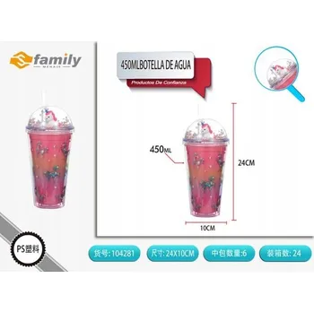 Hrnek s dvojitou stěnou, stříbrné víčko 450 ml 1 Ks