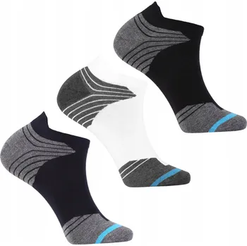 Pánské ponožky Pánské ponožky kotníkové ponožky Moraj bavlněné vícebarevné 3-balení 43-45