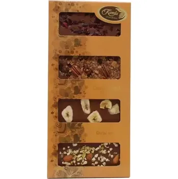 Čokoláda Tabulková mléčná čokoláda s posypem 4x50g