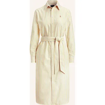 Dámské šaty Polo Ralph Lauren Dámské Košilové Šaty, tmavě žlutá / tmavě...