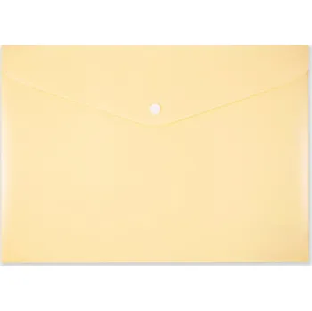 Obálková složka A4 na patentku PP-113 pastelově žlutá TT7941 PENMATE