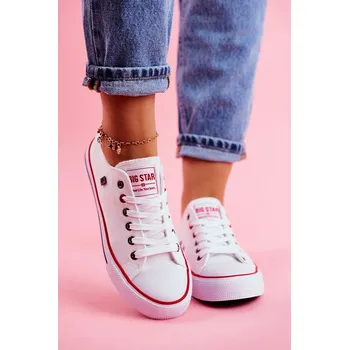 Dámské tenisky Legendární dámské tenisky Big Star - bílé velikost 40 bílá