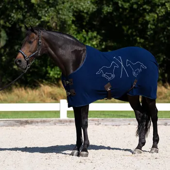 Deka pro koně Odpocovací deka HV Polo Basic - Navy 145