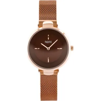 Hodinky DÁMSKÉ HODINKY PACIFIC 6012 (zy600c) - růžovozlaté