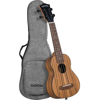 Hudební nástroj Cascha Soprano Ukulele Zebra Wood Natural Sopránové ukulele (Jako nové)