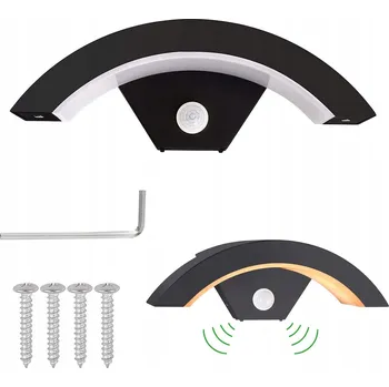 Nástěnné svítidlo LED nástěnné svítidlo s čidlem 18W voděodolné