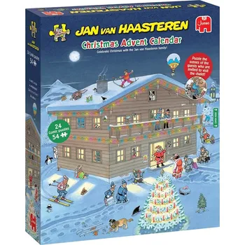 Puzzle Jumbo Jan van Haasteren Adventní kalendář 24x 54 dílků