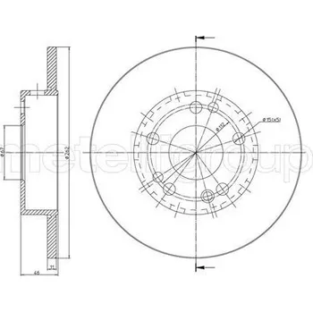 Brzdový kotouč Brzdový kotouč CIFAM (800-103)