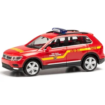 autíčko Volkswagen Tiguan "Fire brigade Goslar" 1:87 - Herpa VW Tiguan - sběratelský model