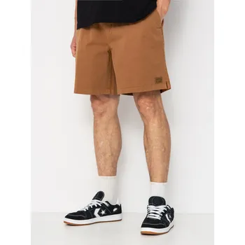 Pánské kraťasy Brixton Everyday Vintage Wash (washed cooper) M, hnědá