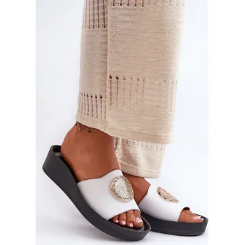 Dámské pantofle Pantofle model 198478 Step in style bílý 37