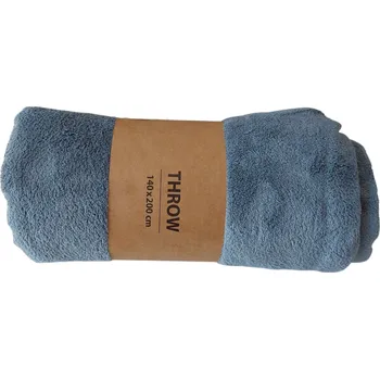 Prostěradlo Fleecová deka b24h polar 140 cm x 200 cm modrá