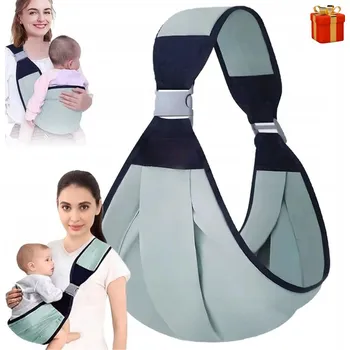 ŠÁTEK PRO DĚTI 0-36 MĚSÍCŮ BAVLNĚNÝ PŘEDNÍ NOSIČ LEHKÝ