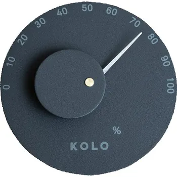 Rento Saunový vlhkoměr hliníkový černý KOLO