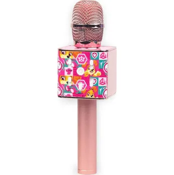 Mikrofon Tlapková patrola bluetooth mikrofon BIE003645 růžový