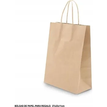 Dárková taška Ouda Party - Papírová taška hnědá 26*22*11