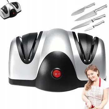 Elektrický Brousek na Nože Dvoufázový - Broušení + Leštění 21x15cm