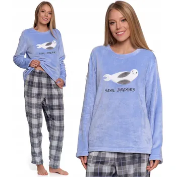 Dámské pyžamo Moraj dámské pyžamo polyester modré velikost XL