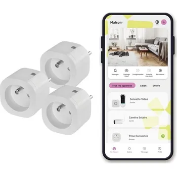 Elektrická zásuvka Chytrá zásuvka Omajin OBU-3SP-FR