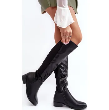 Dámské kozačky Kozačky model 189372 černý 37