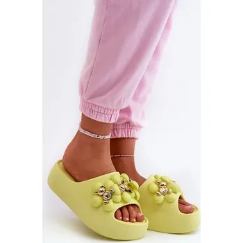 Dámské pantofle Pantofle model 198597 Step in style zelený 36/37