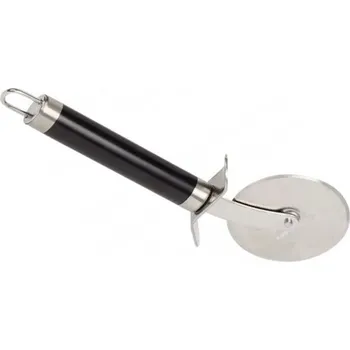 Kuchyňský nůž NŮŽ NA KRÁJENÍ PIZZY KULATÝ OSTRÝ RADÝLKO NEREZOVÁ OCEL