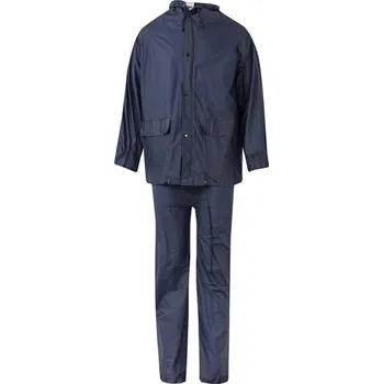 VELILLA 19000 Dvoudílná kombinéza do deště s kapucí, tmavě modrá, velikost L