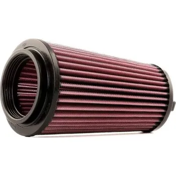 K&N E-2985 Omyvatelný a opakovaně použitelný náhradní vzduchový filtr do auta, červený