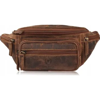 Outdoorové zavazadlo Paolo Peruzzi ledvinka T-136 hnědá