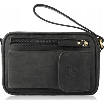 Kabelka Paolo Peruzzi pánská taštička do ruky T-56 černá