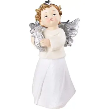 Andílek polystone 125x235 mm s harfou