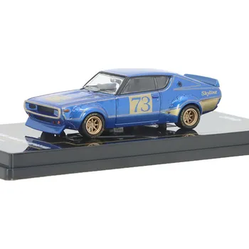 autíčko Nissan Skyline 2000 GT-R KPGC10 #73 1:64 - INNO Models Nissan Skyline - kovový model
