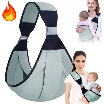 NOSÍTKO PRO MIMINKA ZELENÉ, NASTAVITELNÁ VÝŠKA, POHODLÍ PRO RODIČE